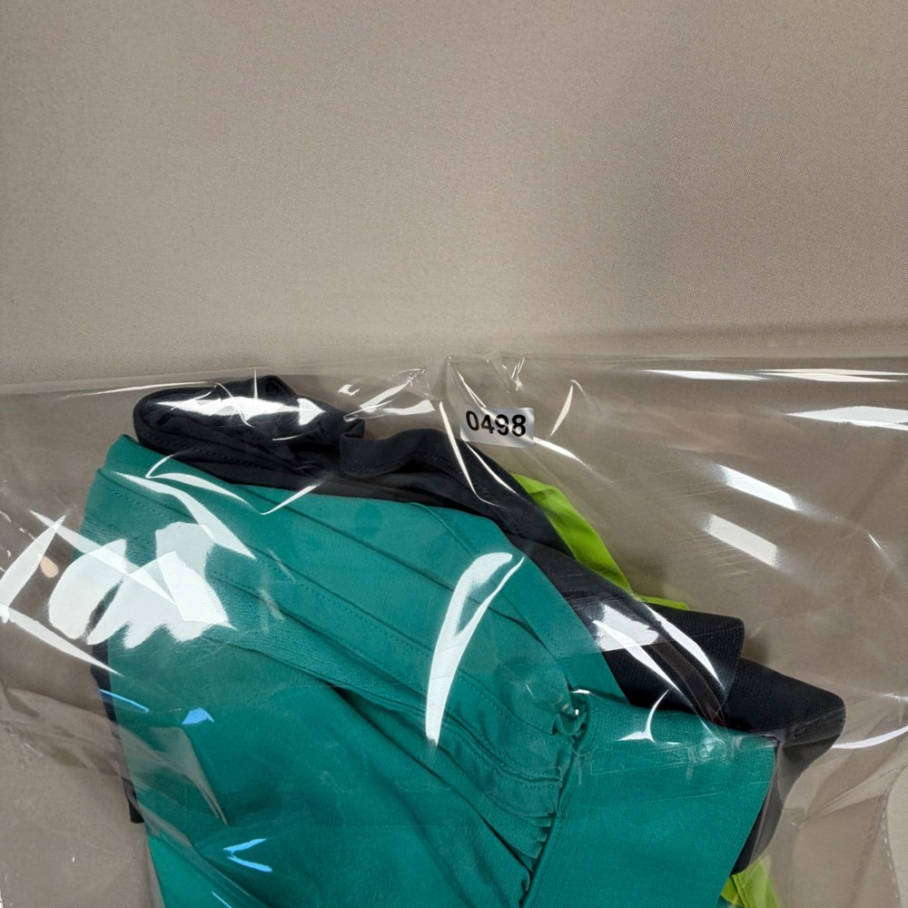 Gymshark 3 pack Womens shorts Training Running Neon Green Teal Grey Size XS 0498 - Picture 11 of 11